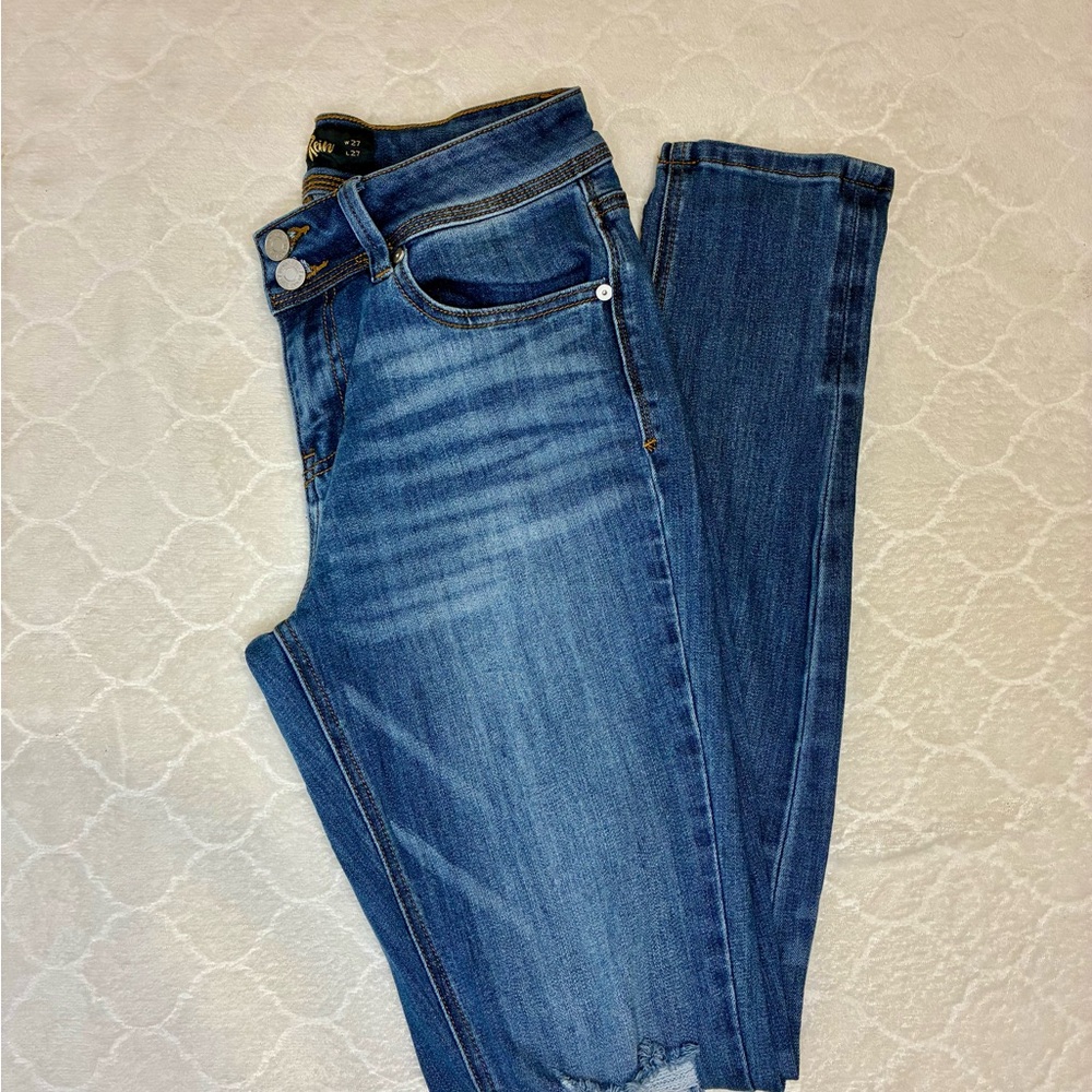 Indigo Rein Classic Blue Skinny Jeans